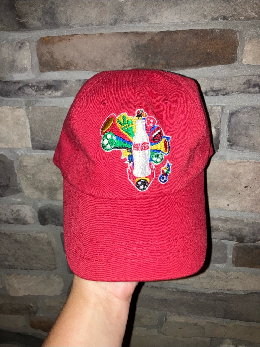 FIFA World Cup South Africa 2010 Soccer Adjustable Hat Coca Cola